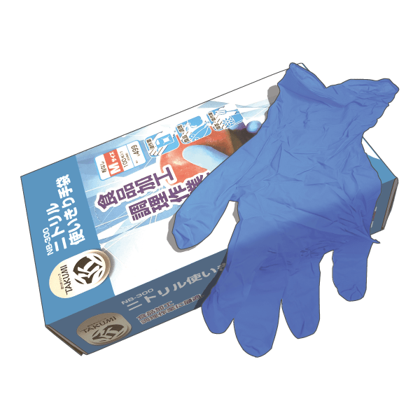 ザイリョウ・ドウグ 使い捨てゴム手袋